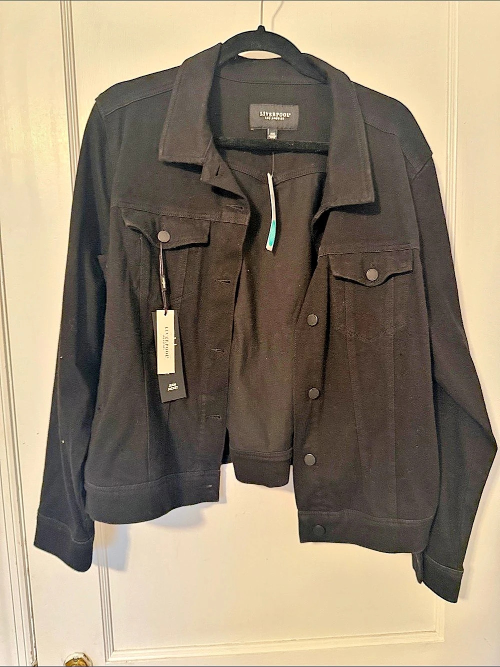 Liverpool Jean Jacket Black XXL NWT
